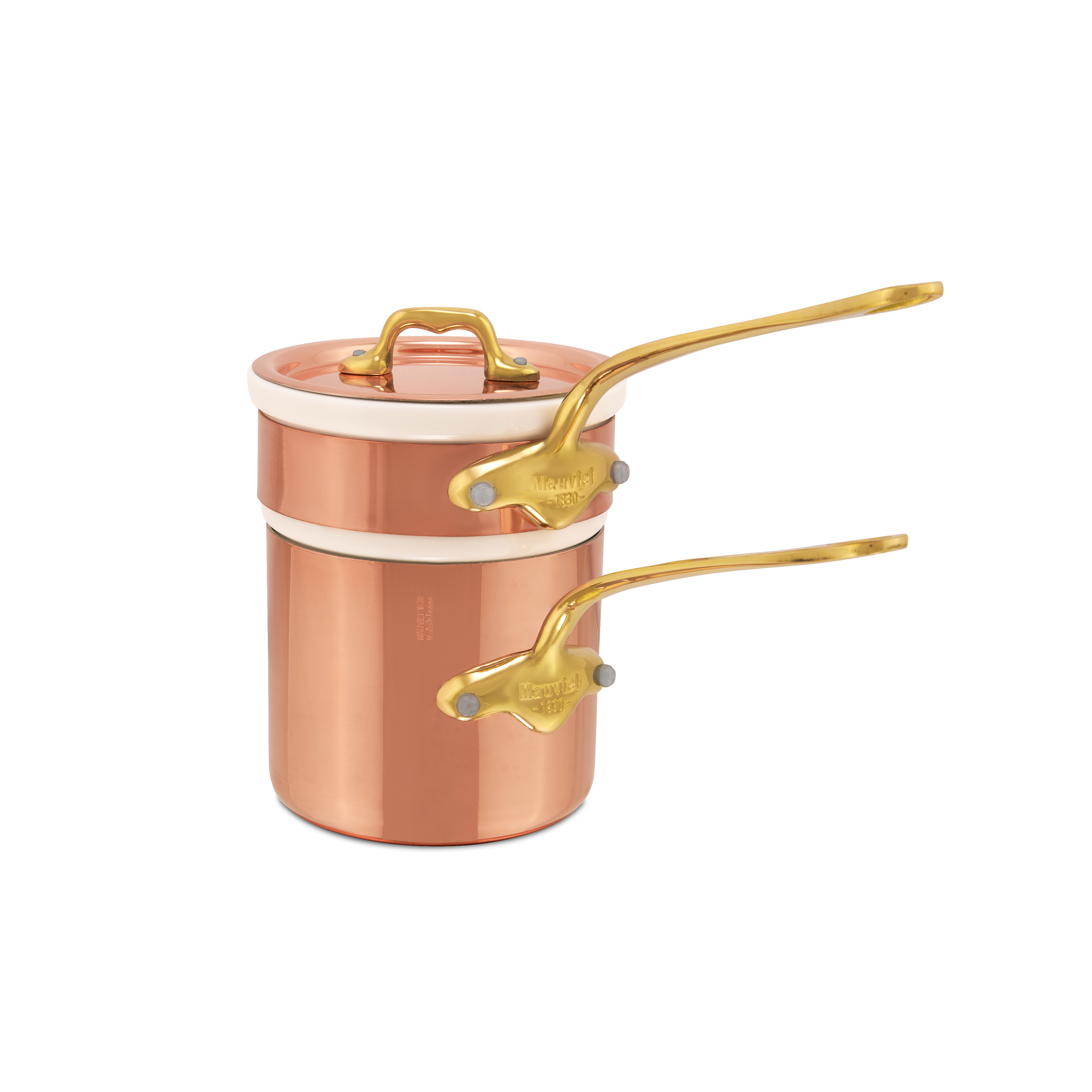 Bain-marie en cuivre étamé avec couvercle M'HÉRITAGE 150B ACCESSOIRE
