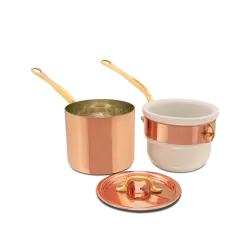 Bain-marie en cuivre étamé avec couvercle M'HÉRITAGE 150B ACCESSOIRE