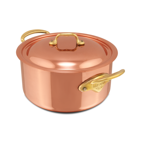Cocotte en cuivre inox avec couvercle M'HÉRITAGE 150B