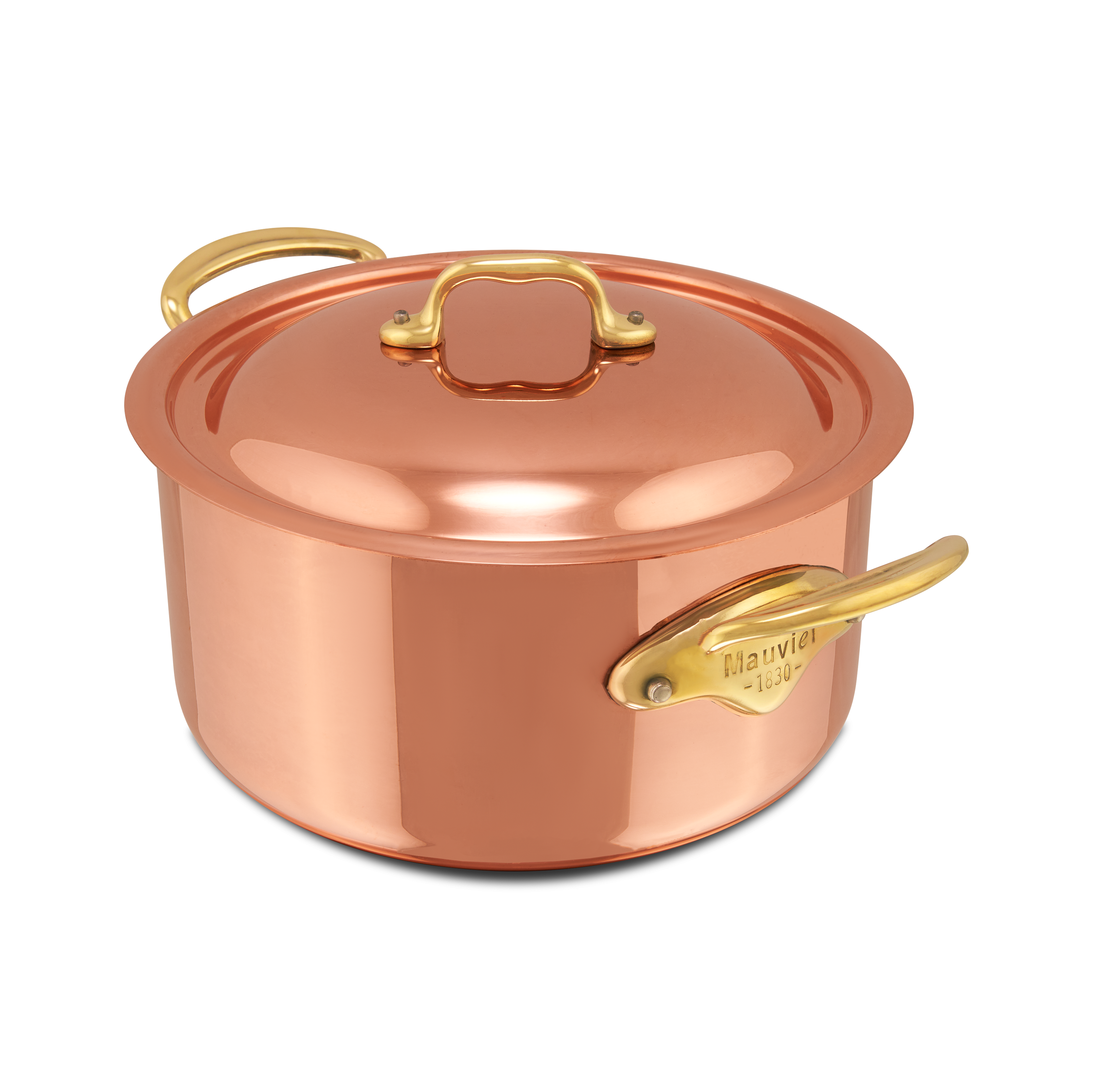 Cocotte en cuivre inox avec couvercle M'HÉRITAGE 150B
