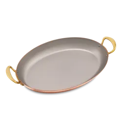 Plat ovale en cuivre inox M'HÉRITAGE 150B ACCESSOIRE