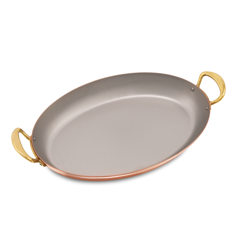 Plat ovale en cuivre inox M'HÉRITAGE 150B ACCESSOIRE
