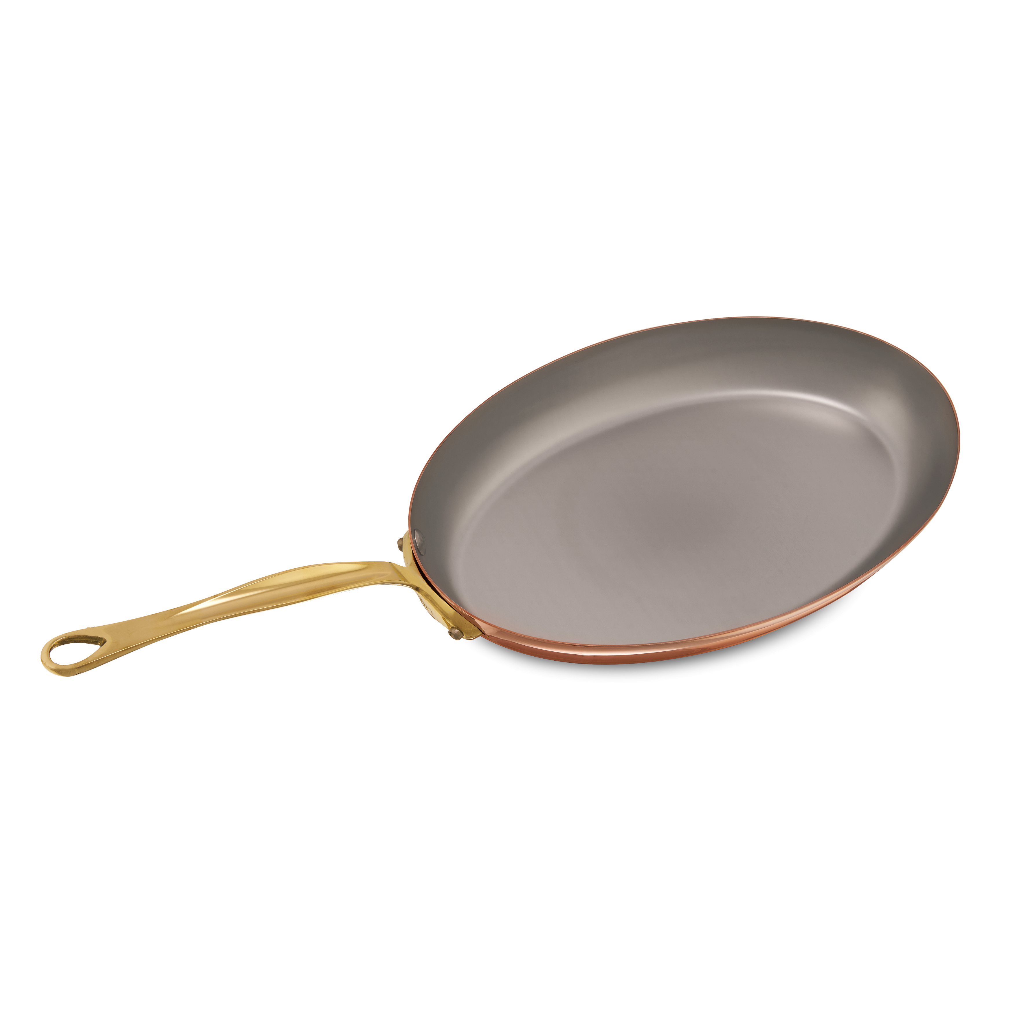Poêle ovale en cuivre inox M'HÉRITAGE 150B