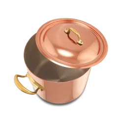 Marmite en cuivre inox avec couvercle M'HÉRITAGE 150B