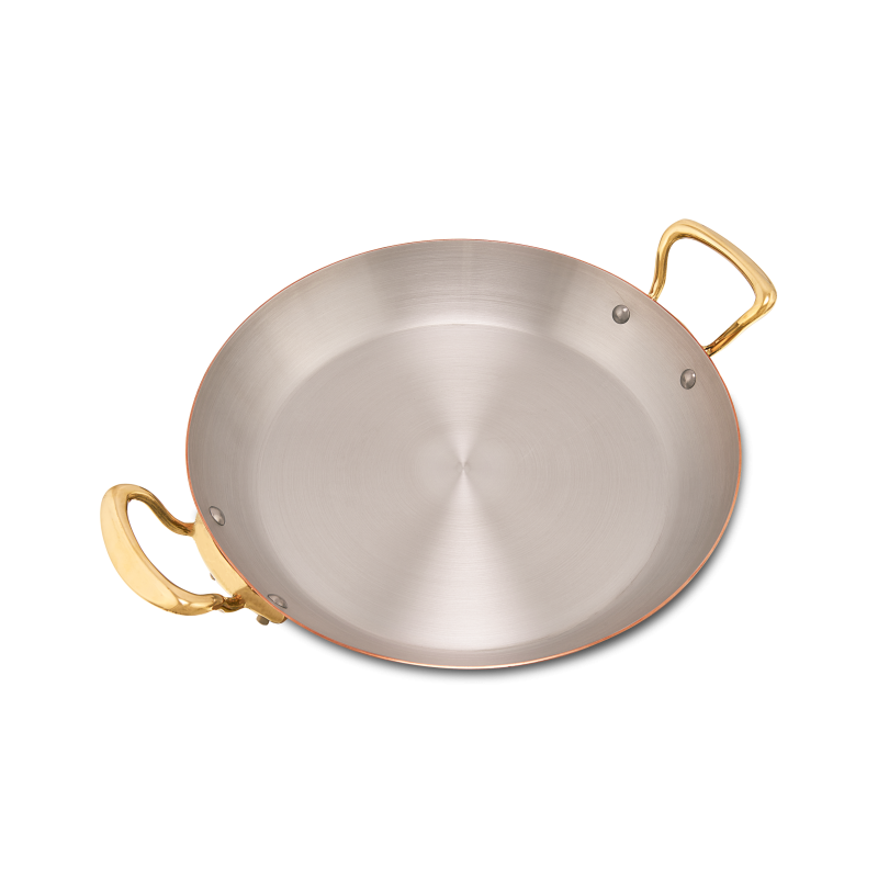 Plat à paëlla en cuivre inox M'HÉRITAGE 150B