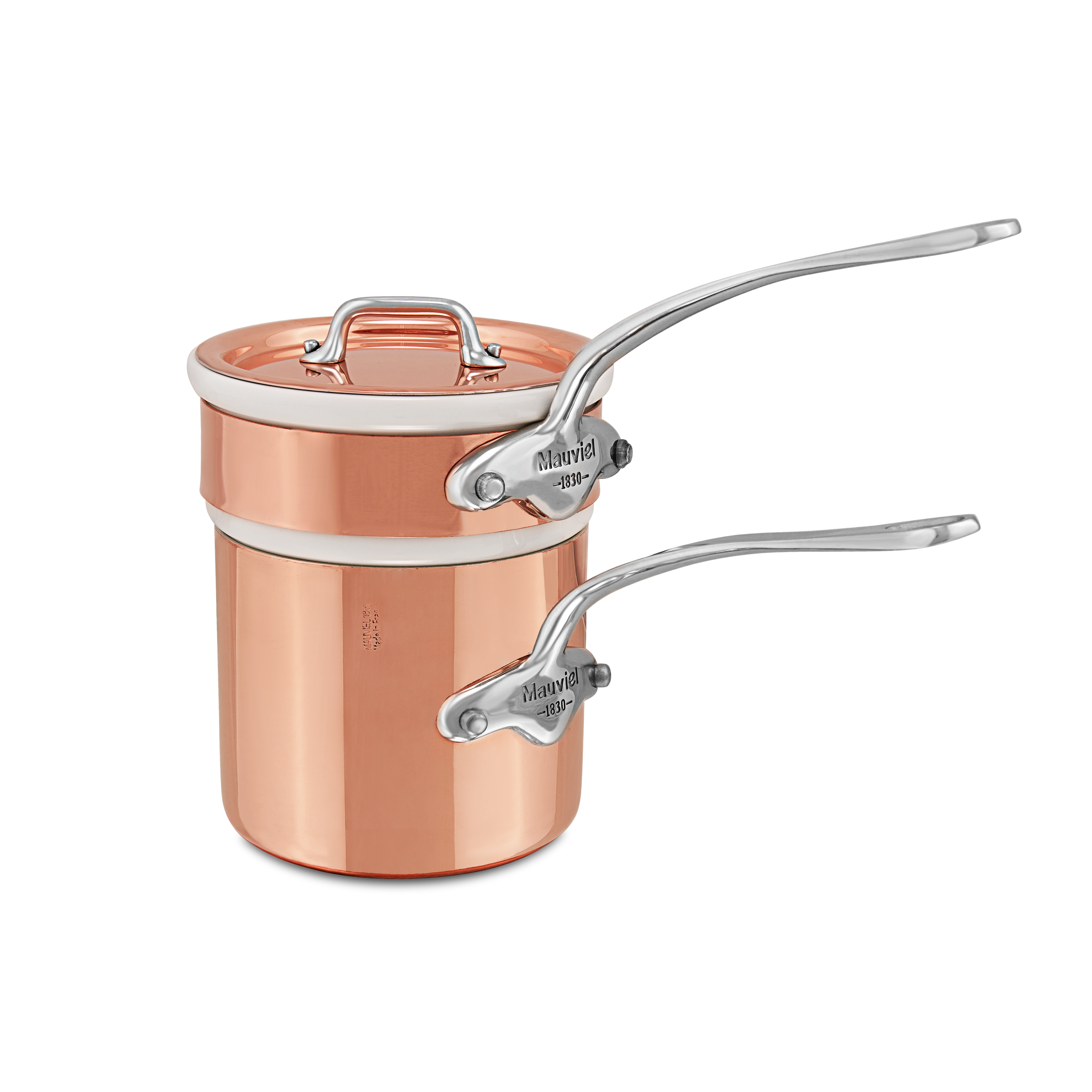 Bain-marie en cuivre étamé avec couvercle M'HÉRITAGE 150S ACCESSOIRE