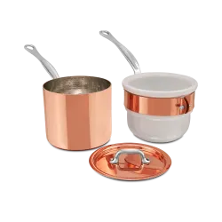 Bain-marie en cuivre étamé avec couvercle M'HÉRITAGE 150S ACCESSOIRE