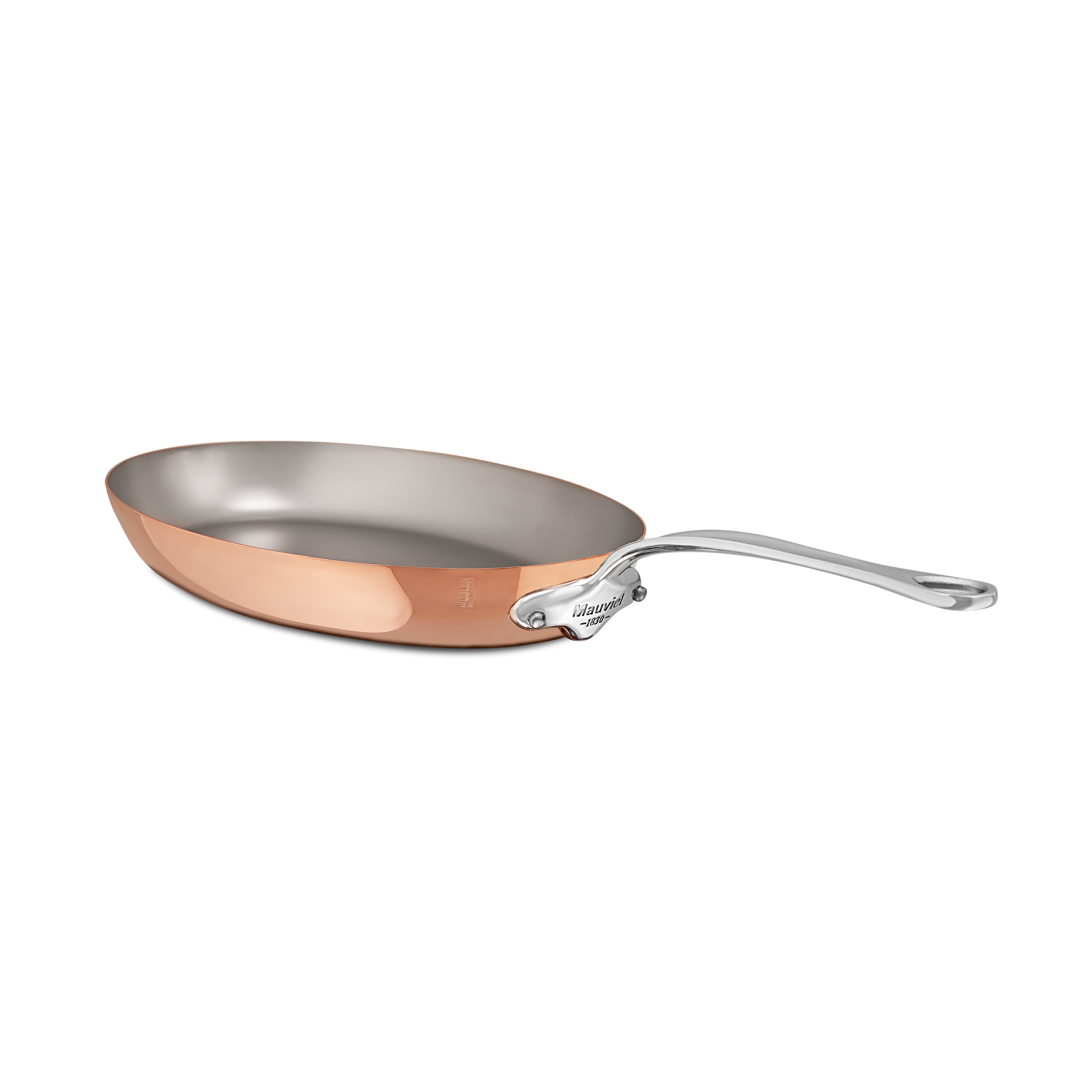 Poêle ovale en cuivre inox M'HÉRITAGE 150S