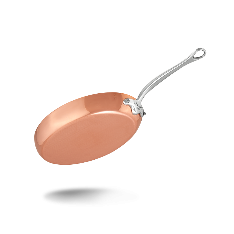 Poêle ovale en cuivre inox M'HÉRITAGE 150S