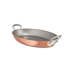 Plat ovale en cuivre inox M'HÉRITAGE 150S