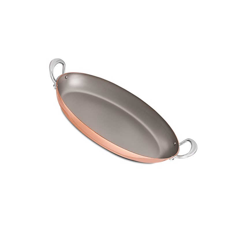Plat ovale en cuivre inox M'HÉRITAGE 150S