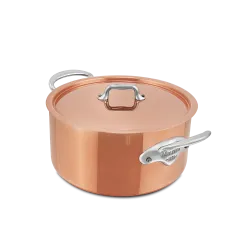 Cocotte en cuivre inox avec couvercle M'HÉRITAGE 150S
