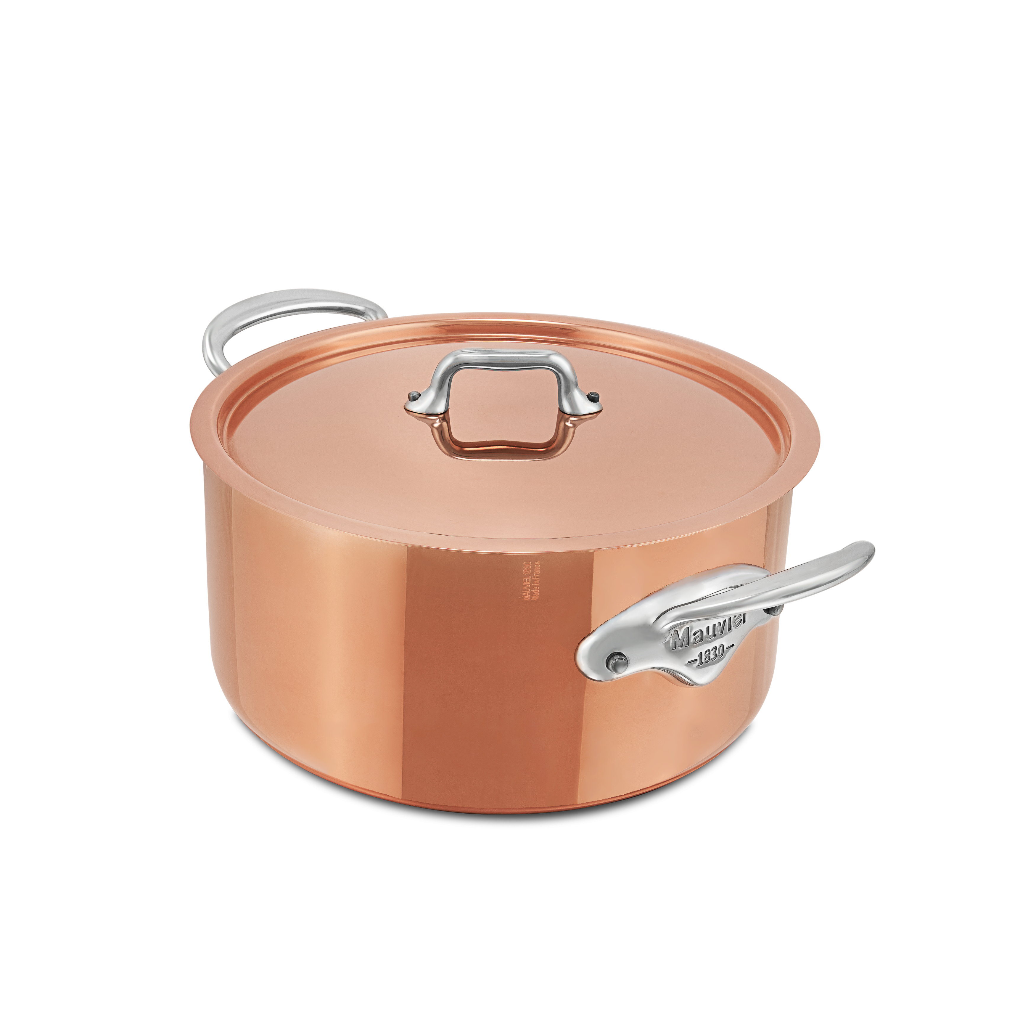 Cocotte en cuivre inox avec couvercle M'HÉRITAGE 150S