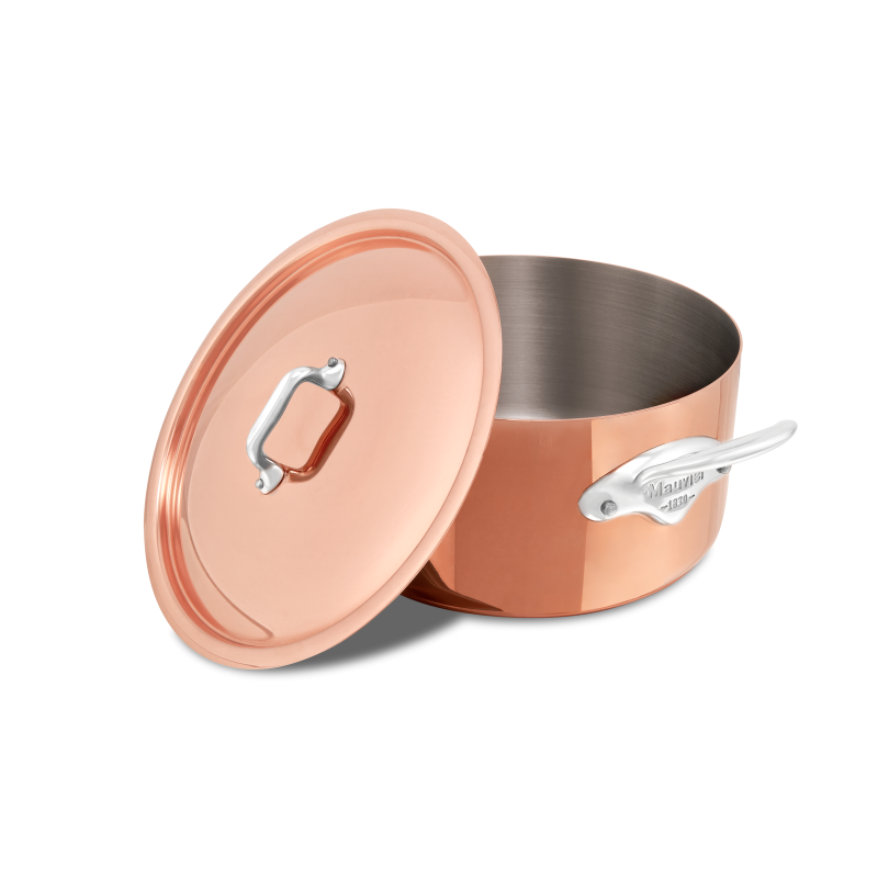 Cocotte en cuivre inox avec couvercle M'HÉRITAGE 150S