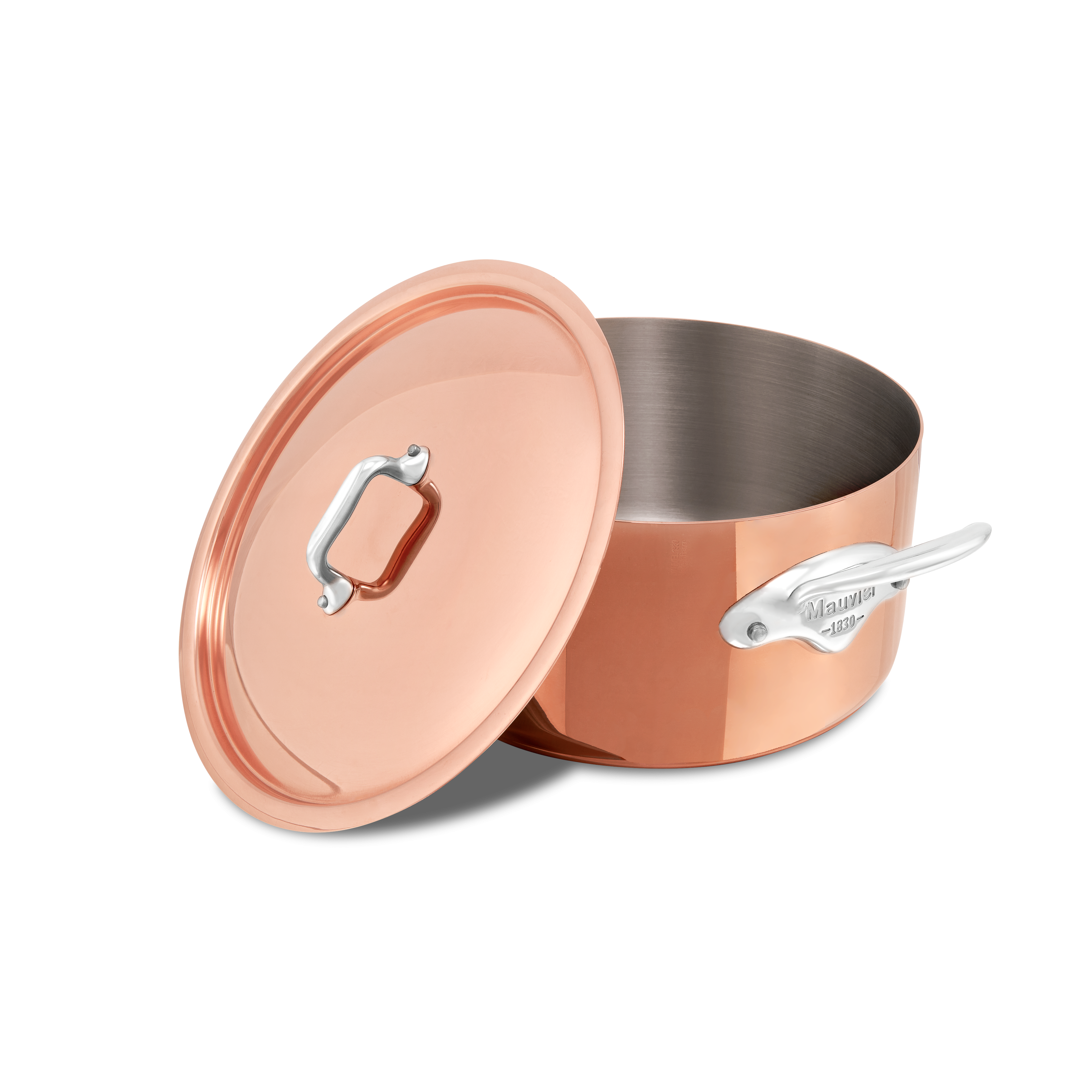 Cocotte en cuivre inox avec couvercle M'HÉRITAGE 150S