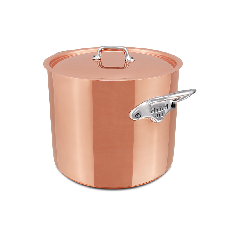 Marmite en cuivre inox avec couvercle M'HÉRITAGE 150S