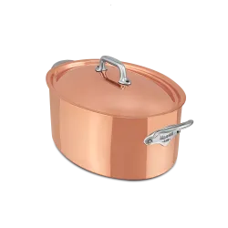 Cocotte ovale en cuivre inox avec couvercle M'HÉRITAGE 150S ACCESSOIRE
