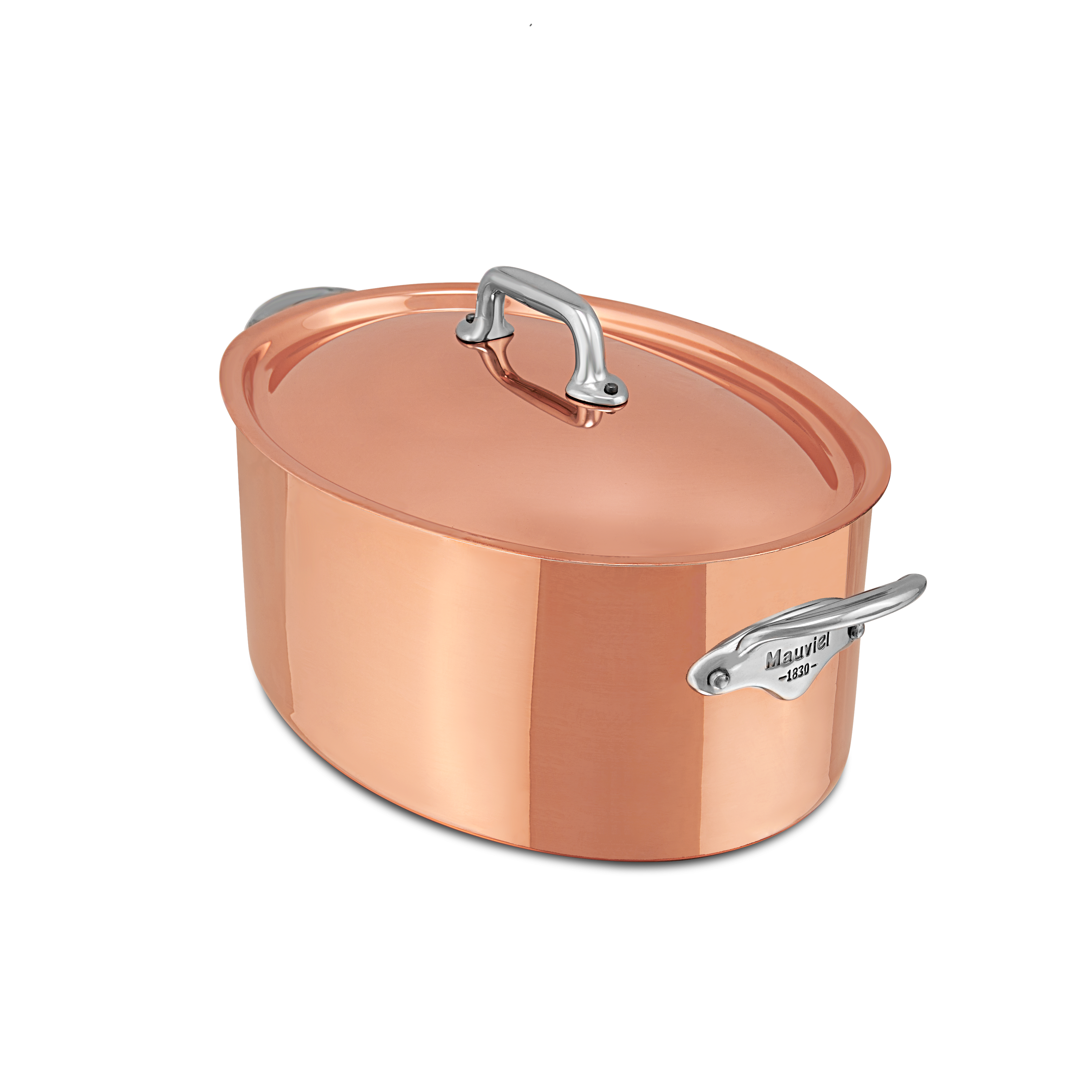 Cocotte ovale en cuivre inox avec couvercle M'HÉRITAGE 150S ACCESSOIRE