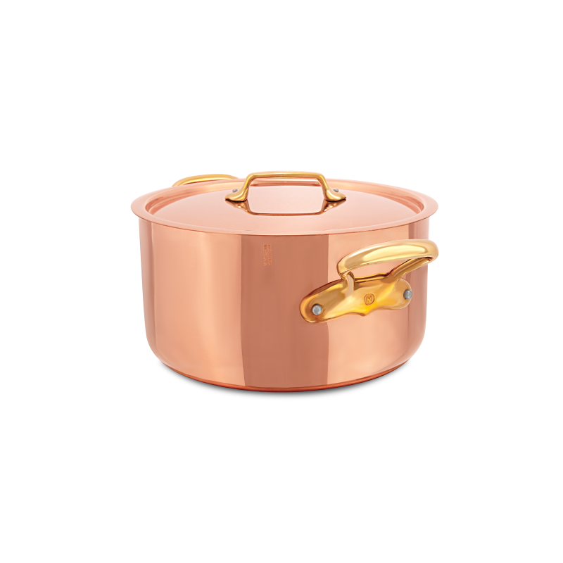 Cocotte en cuivre inox avec couvercle M'HÉRITAGE 200B