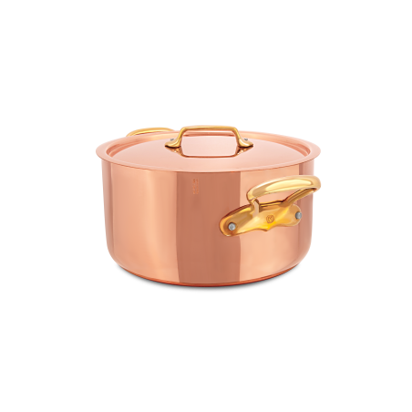 Cocotte en cuivre inox avec couvercle M'HÉRITAGE 200B