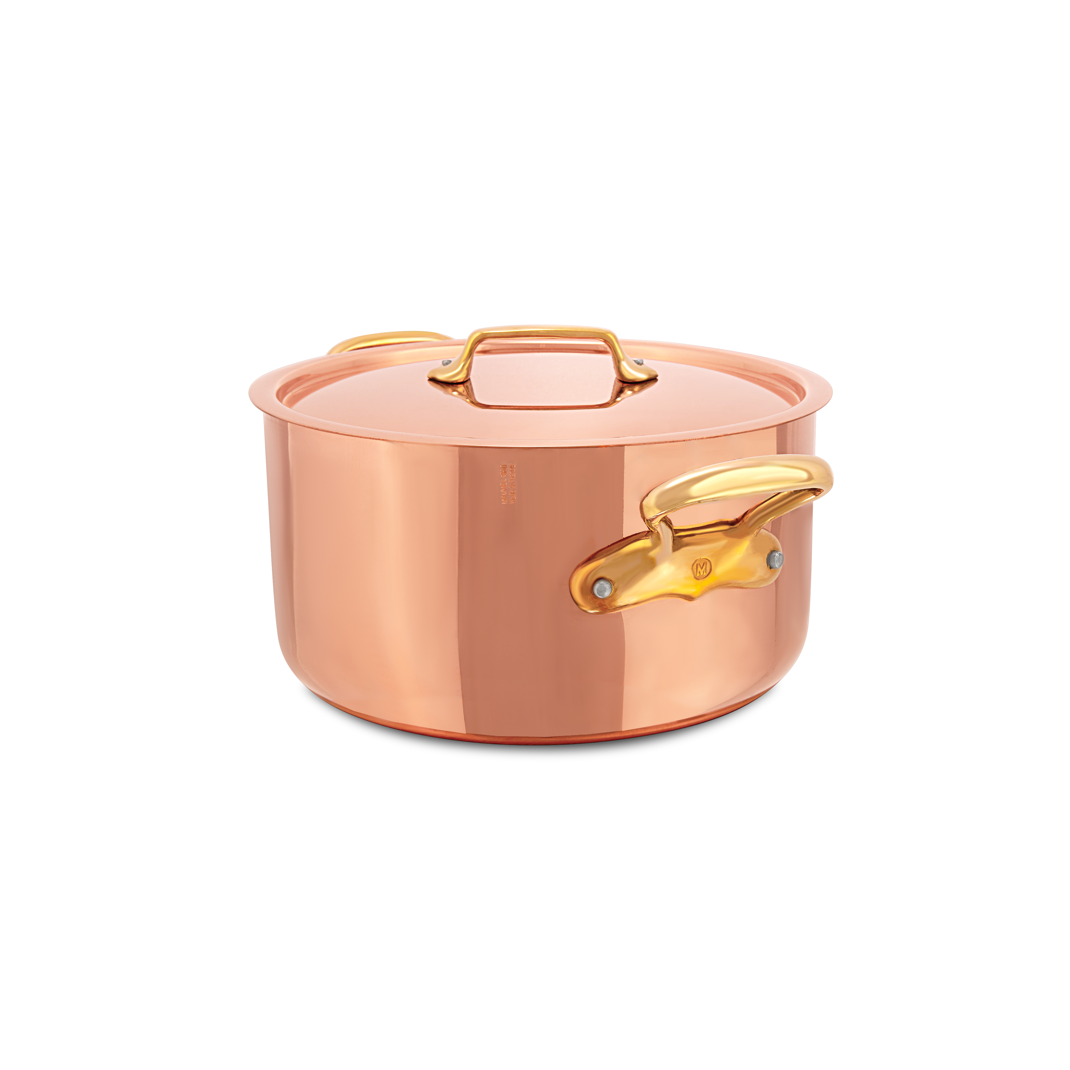 Cocotte en cuivre inox avec couvercle M'HÉRITAGE 200B