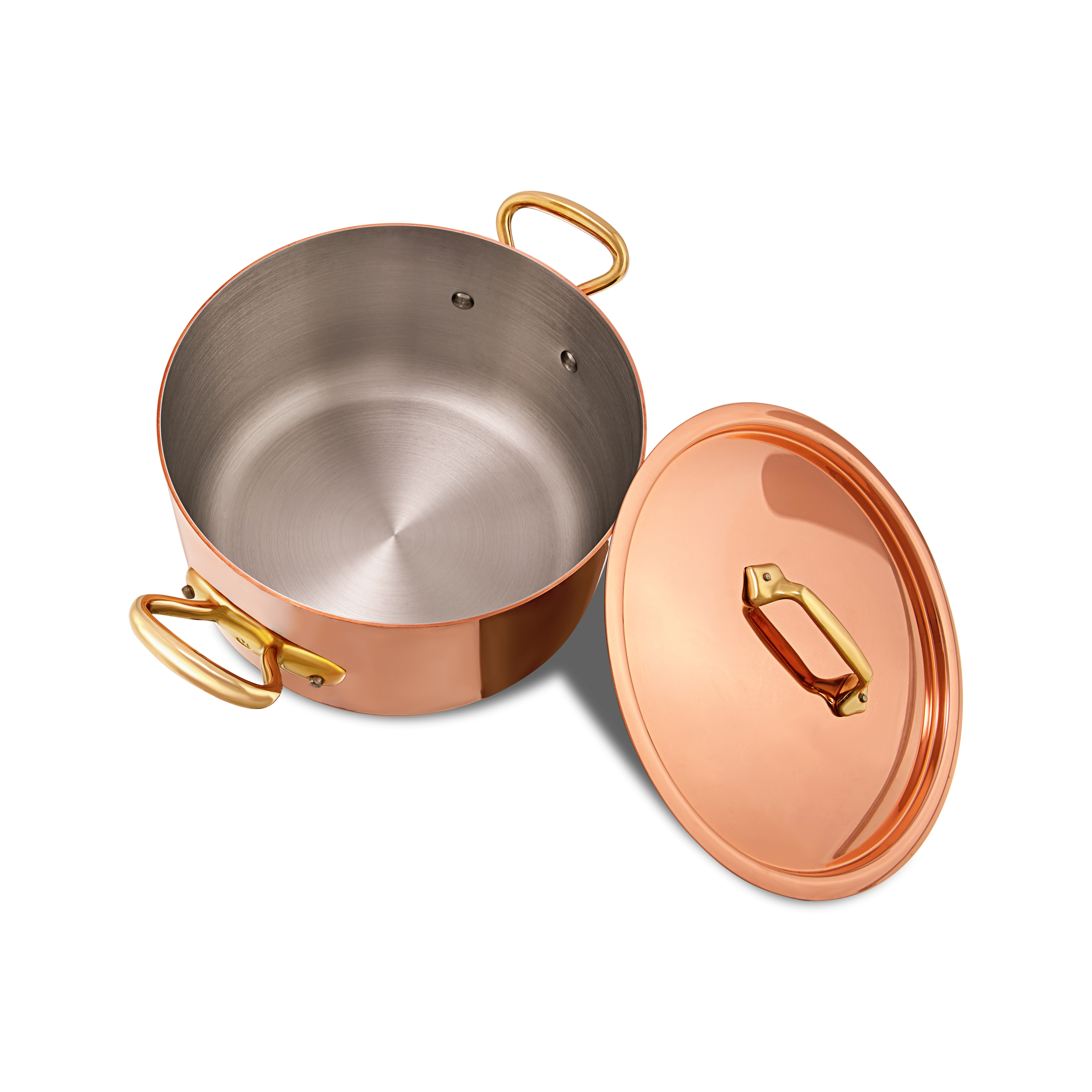 Cocotte en cuivre inox avec couvercle M'HÉRITAGE 200B