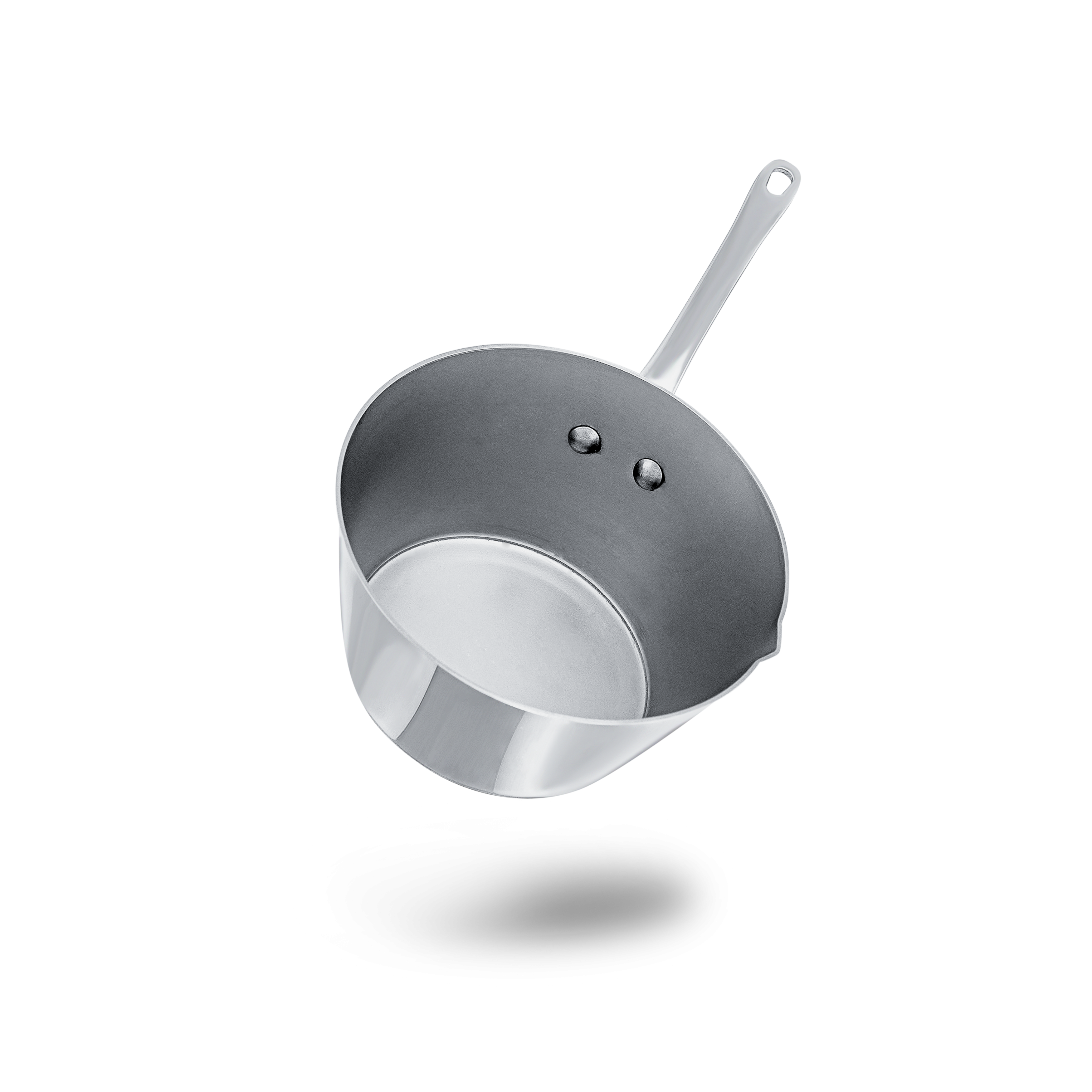 Sauteuse évasée en inox avec bec verseur M'MINIS