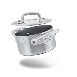 Cocotte en inox avec couvercle M'MINIS