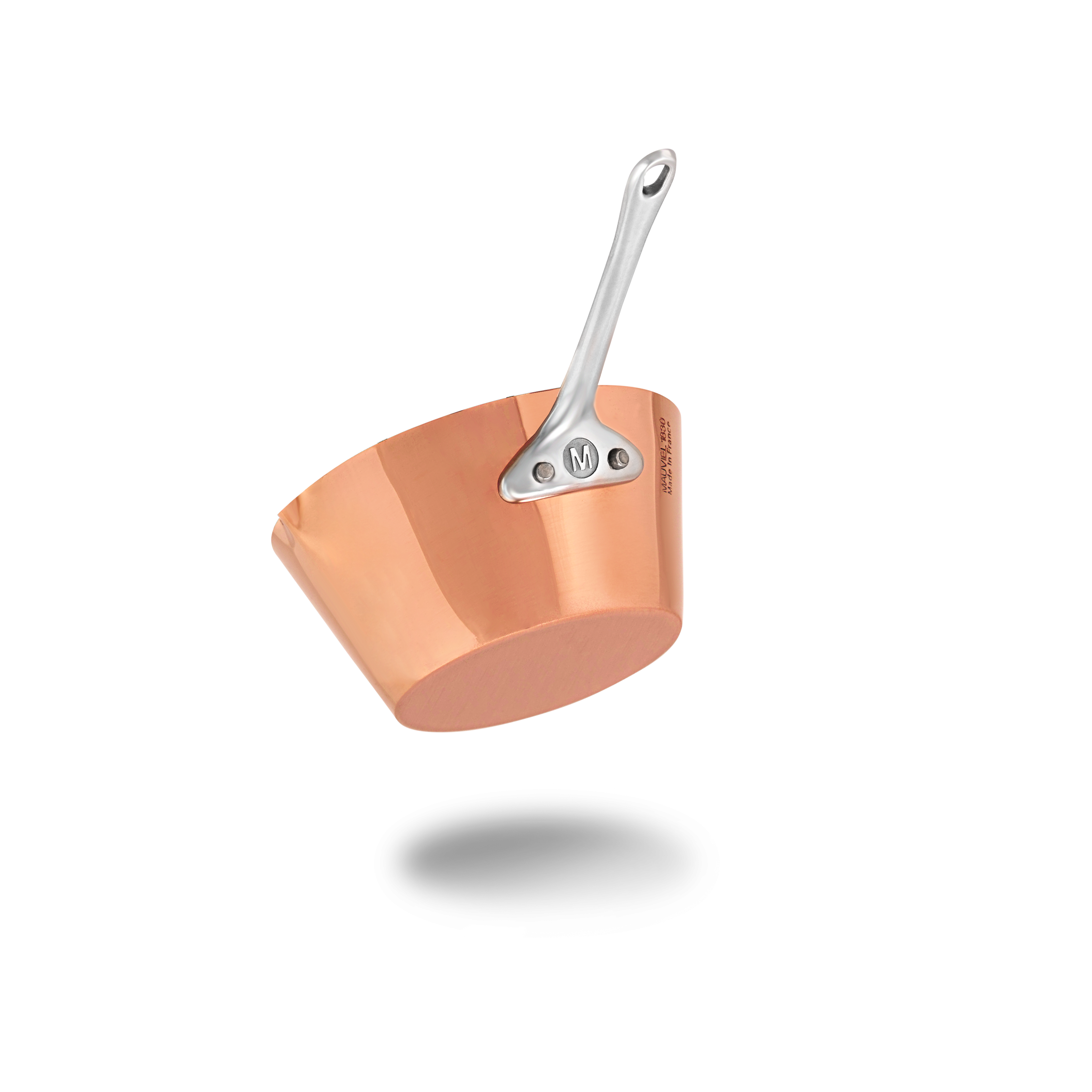 Sauteuse évasée en cuivre inox avec bec verseur M'MINIS