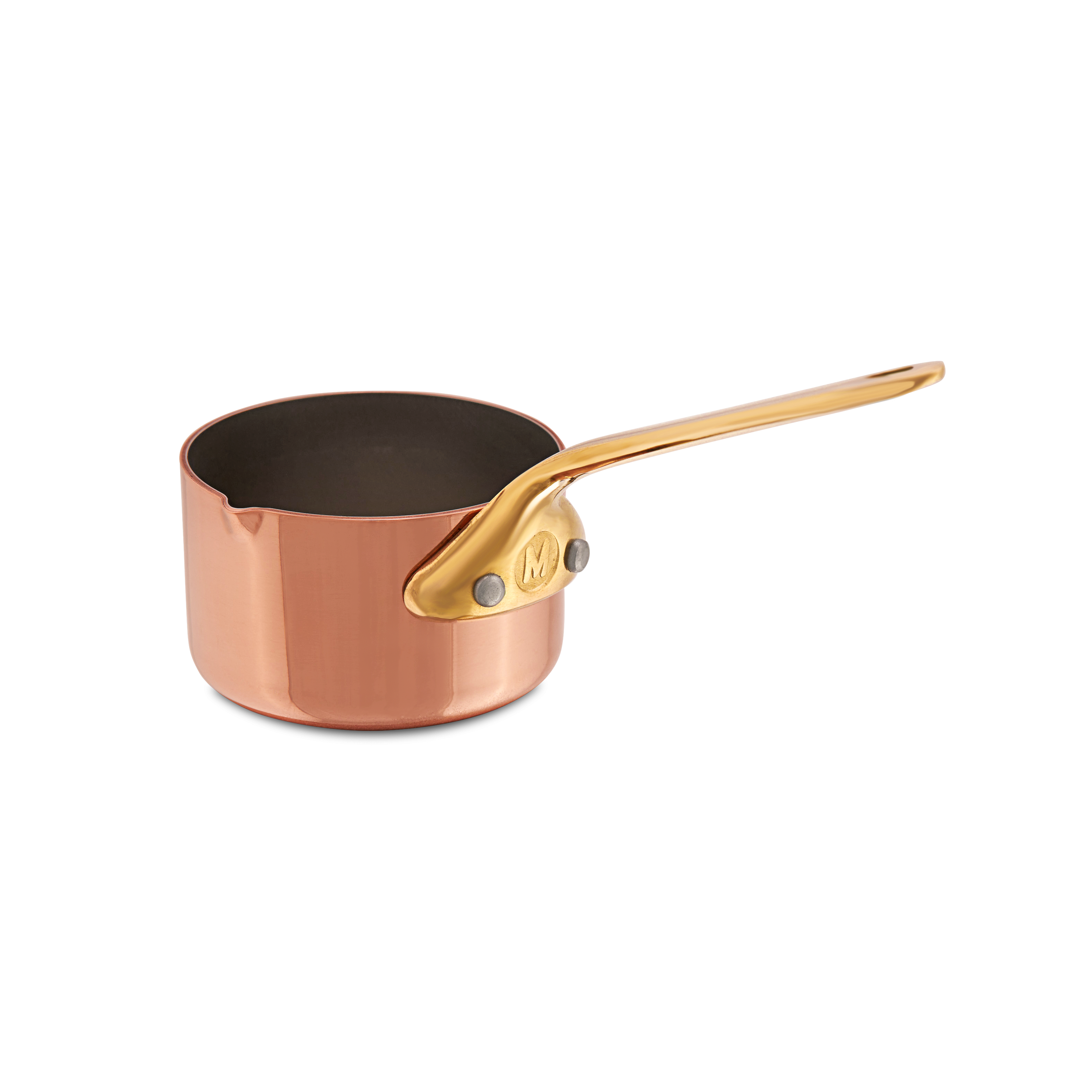 Casserolette en cuivre inox avec bec verseur M'MINIS