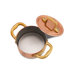 Cocotte en cuivre inox avec couvercle M'MINIS
