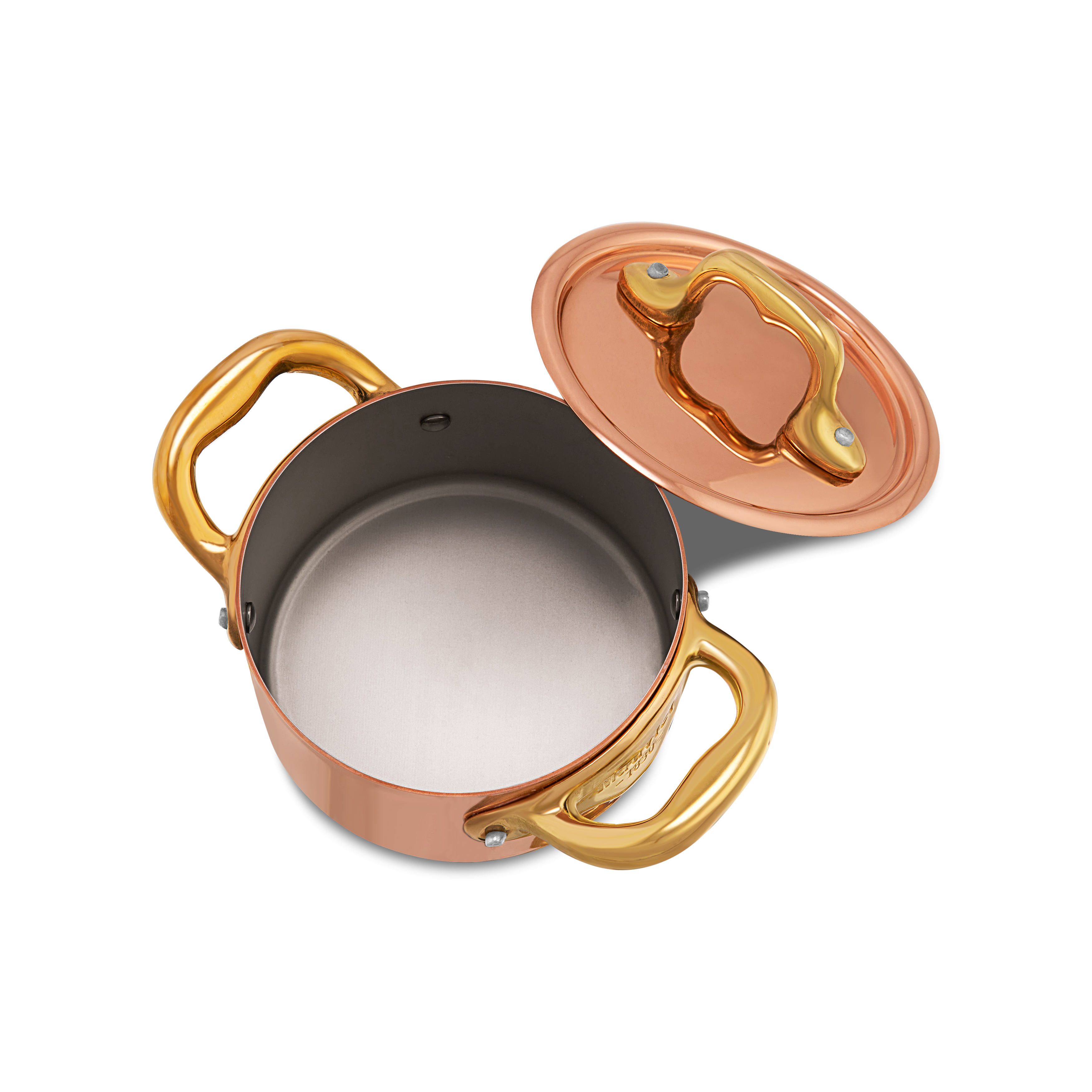 Cocotte en cuivre inox avec couvercle M'MINIS