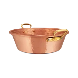Bassine à confiture en cuivre martelé M'PASSION