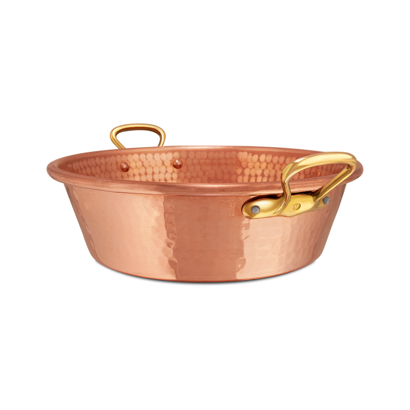 Bassine à confiture en cuivre martelé M'PASSION