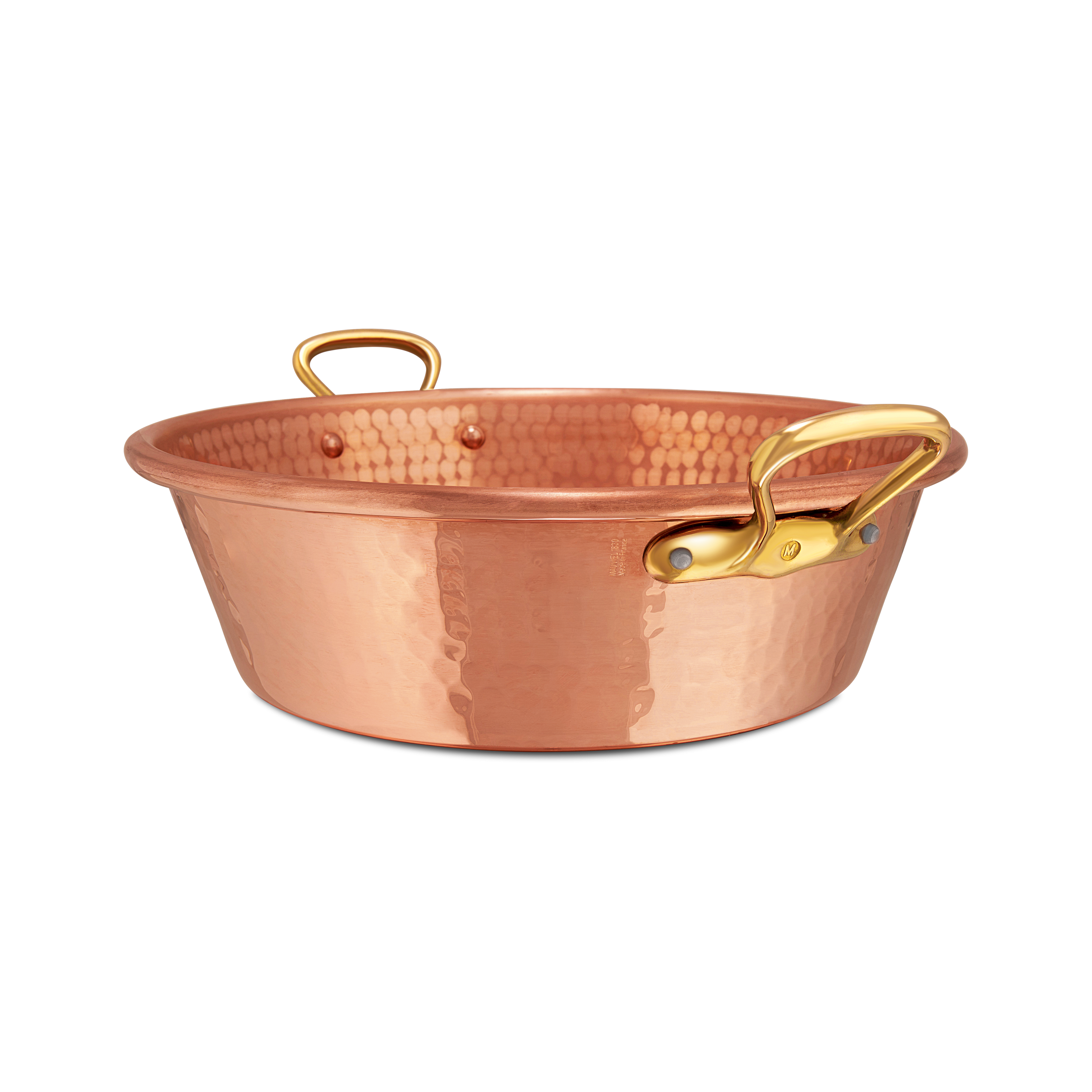 Bassine à confiture en cuivre martelé M'PASSION