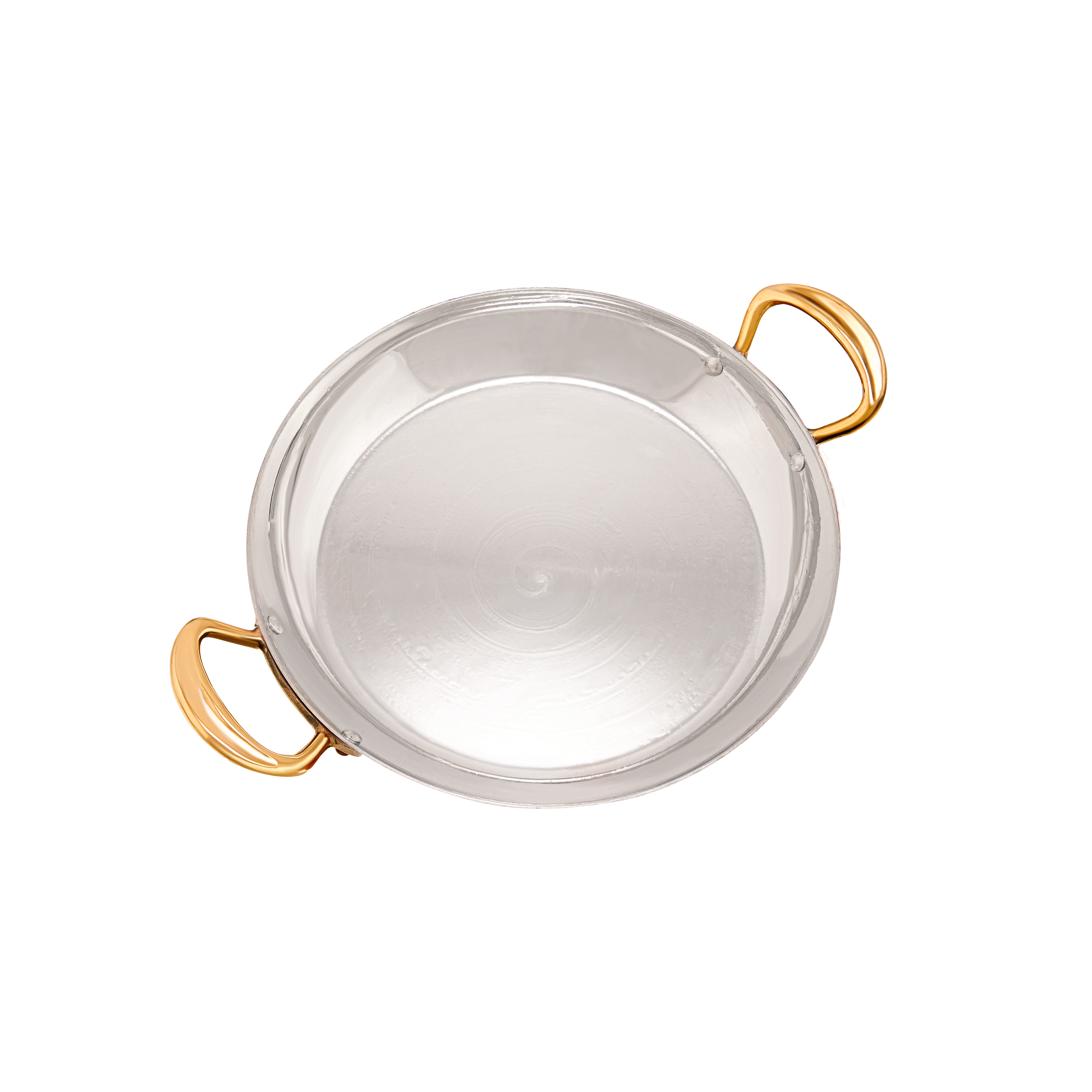 Plat rond en cuivre étamé M'TRADITION