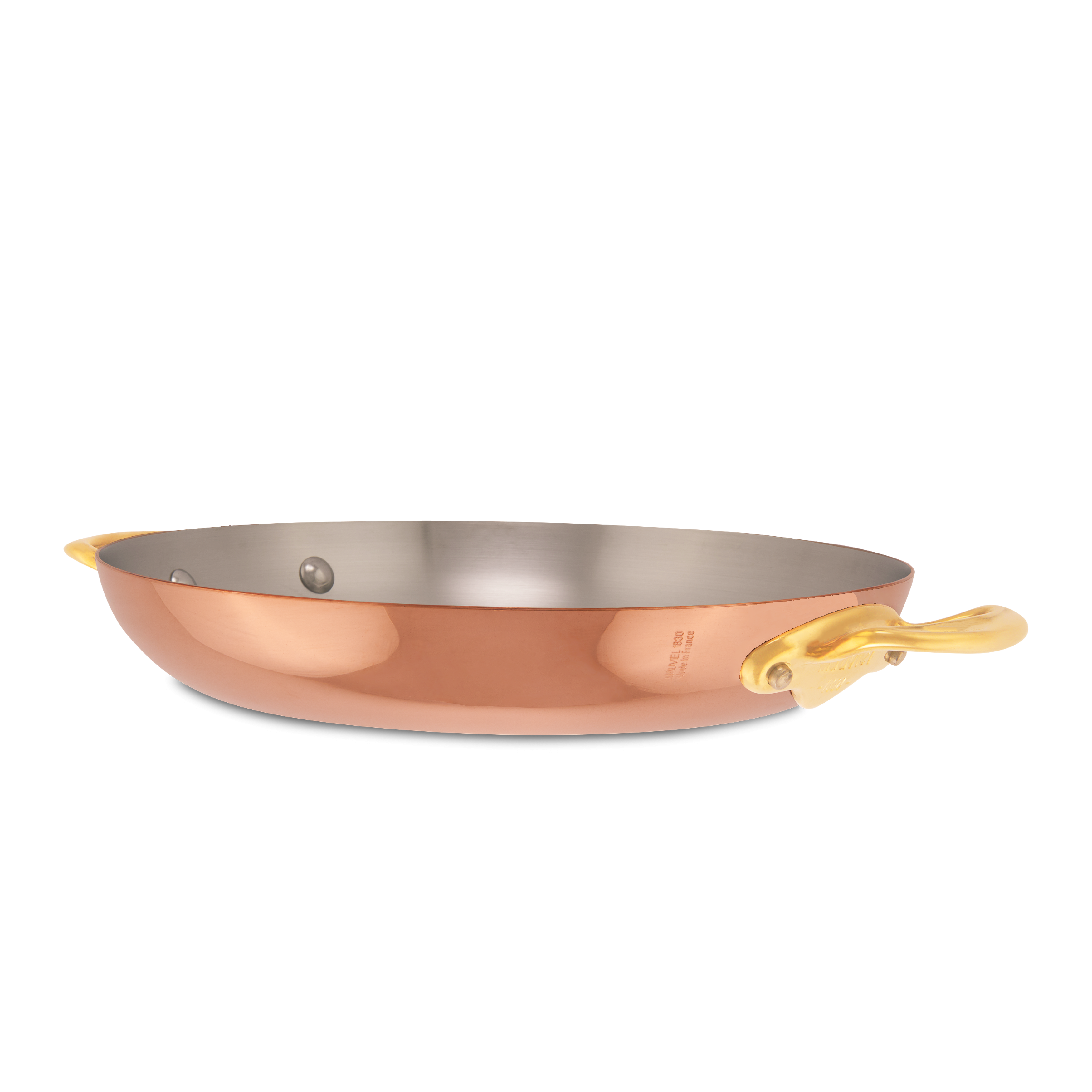 Plat rond en cuivre étamé M'TRADITION