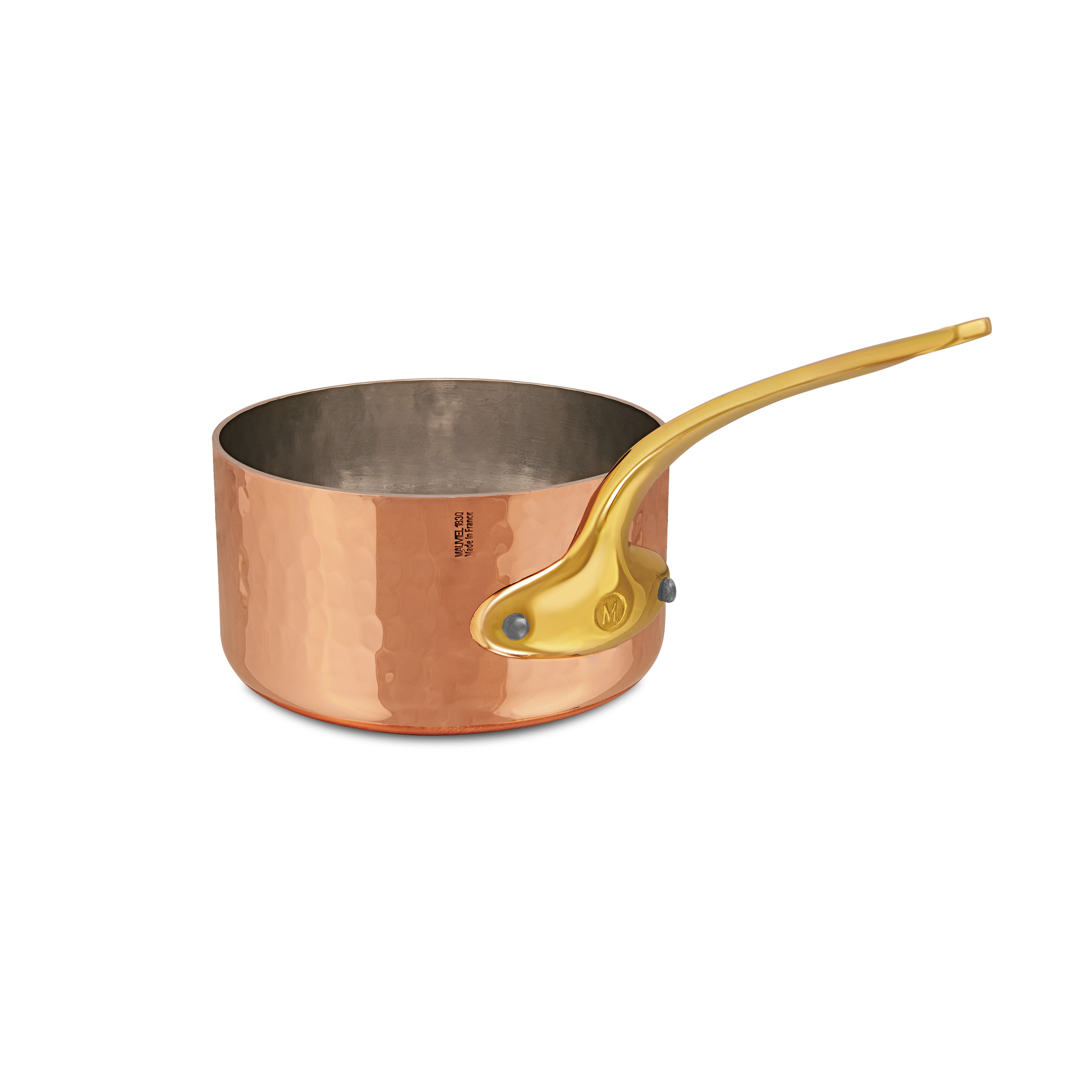 Casserole en cuivre étamé martelé M'TRADITION