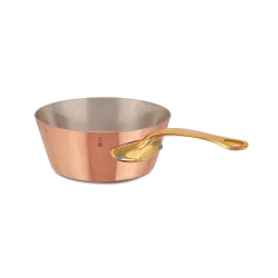 Sauteuse évasée en cuivre étamé M'TRADITION