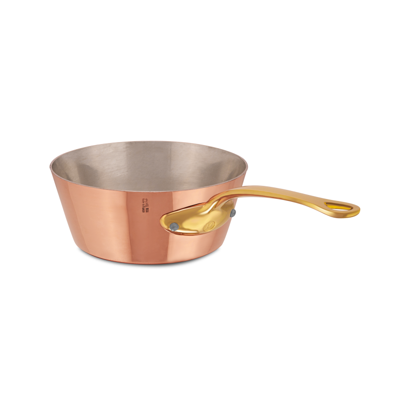 Sauteuse évasée en cuivre étamé M'TRADITION