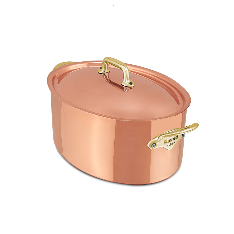 Cocotte ovale en cuivre inox avec couvercle M'HÉRITAGE 150B ACCESSOIRE