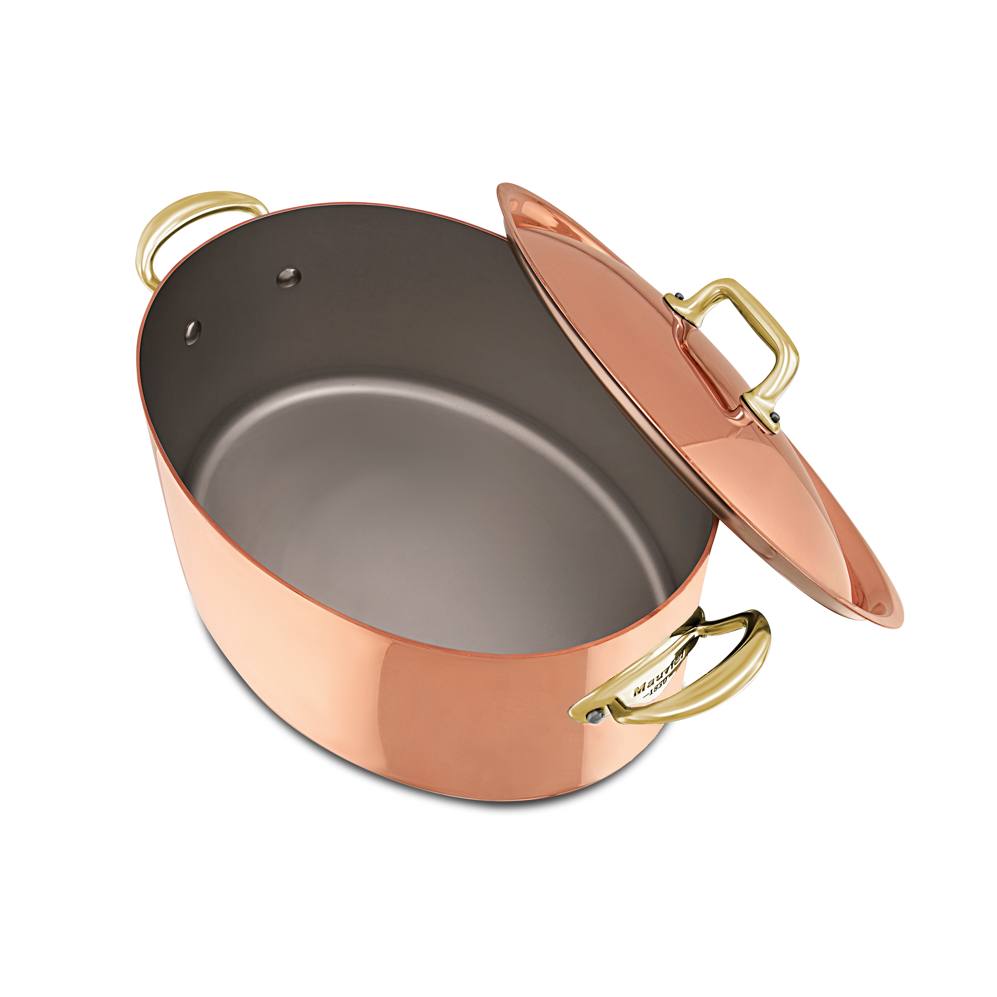 Cocotte ovale en cuivre inox avec couvercle M'HÉRITAGE 150B ACCESSOIRE