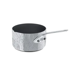 Casserolette en inox martelé avec bec verseur M'MINIS