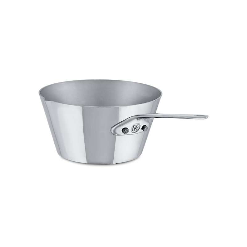 Sauteuse évasée en inox avec bec verseur M'MINIS