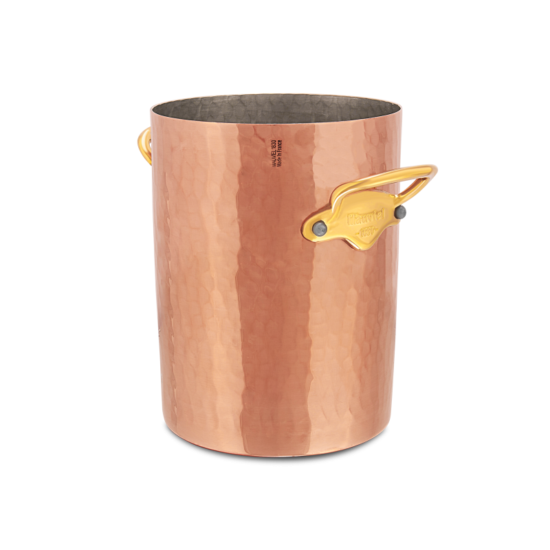 Seau à vin en cuivre étamé martelé M'30