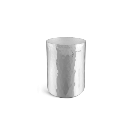 Pot à ustensiles en aluminium martelé