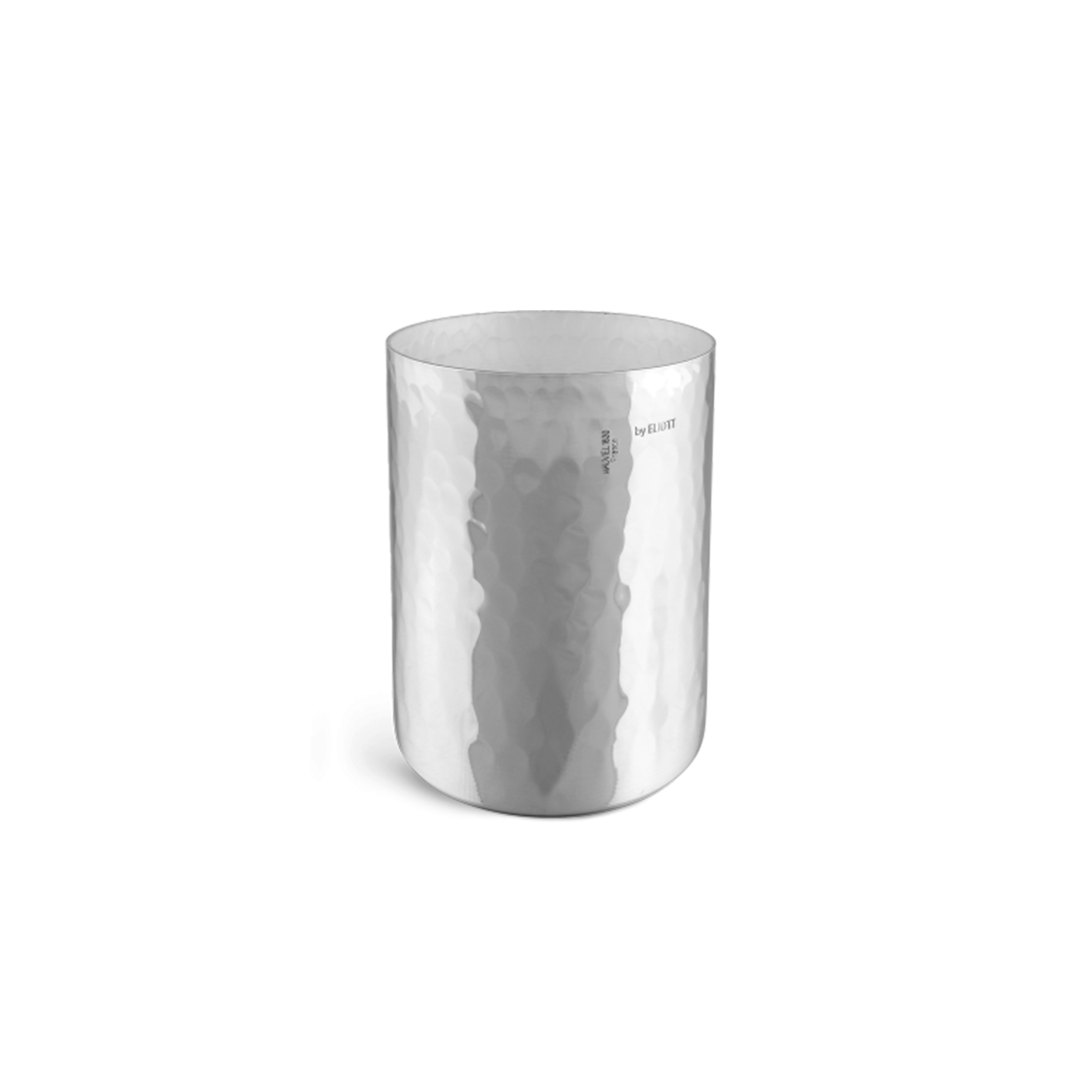 Pot à ustensiles en aluminium martelé