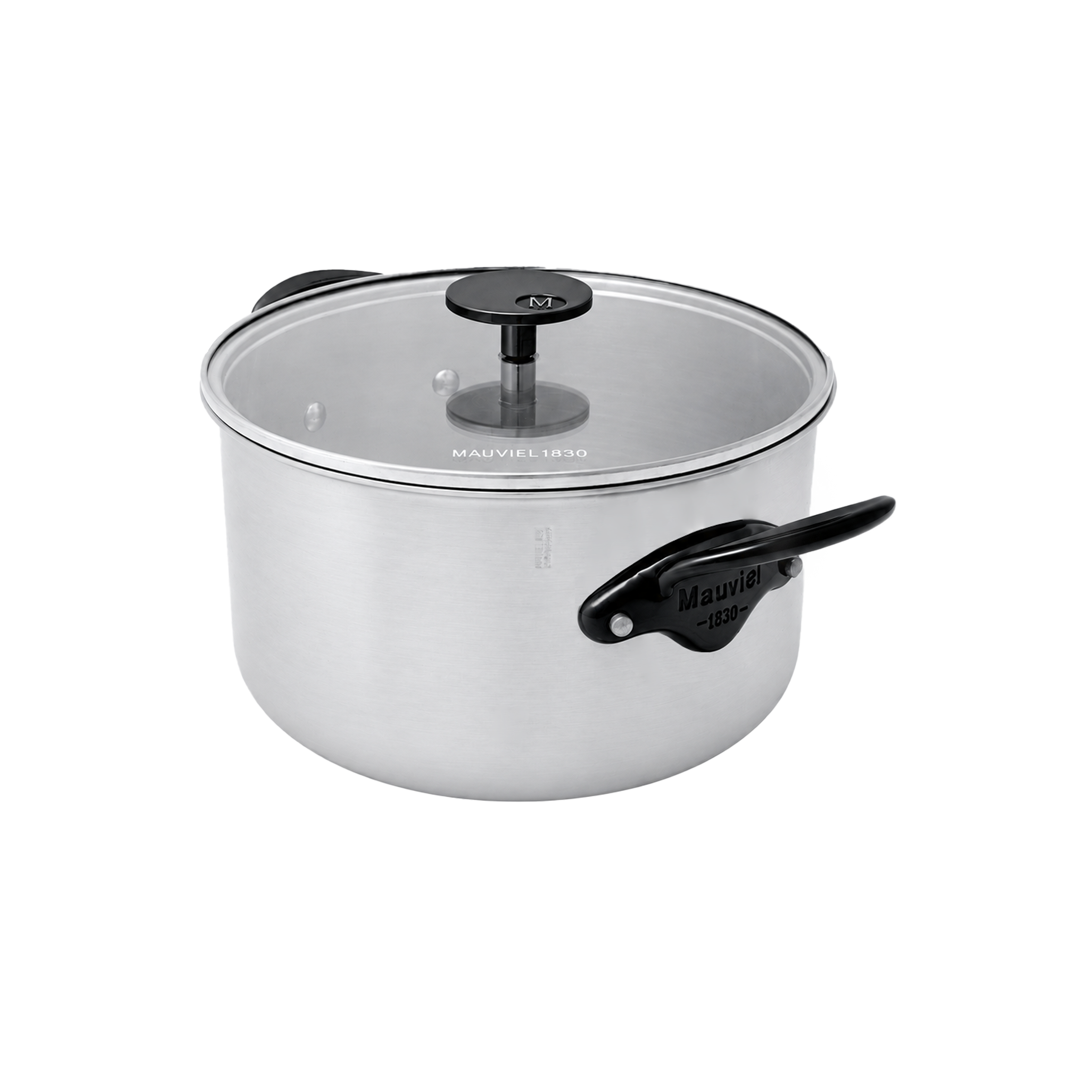 Cocotte en inox avec couvercle verre M'URBAN 3 ONYX