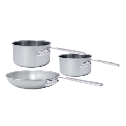 Batterie de 3 pièces en inox M'URBAN 360