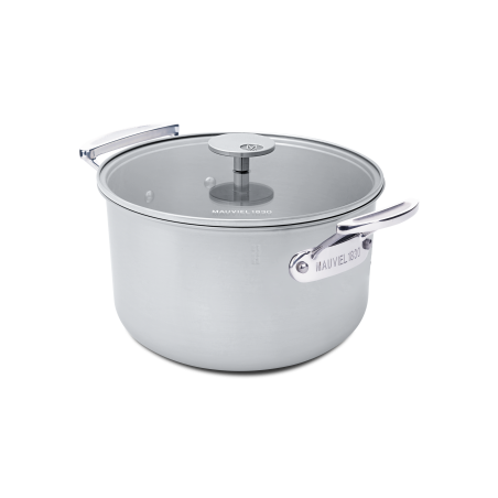 Cocotte en inox avec couvercle verre M'URBAN 360